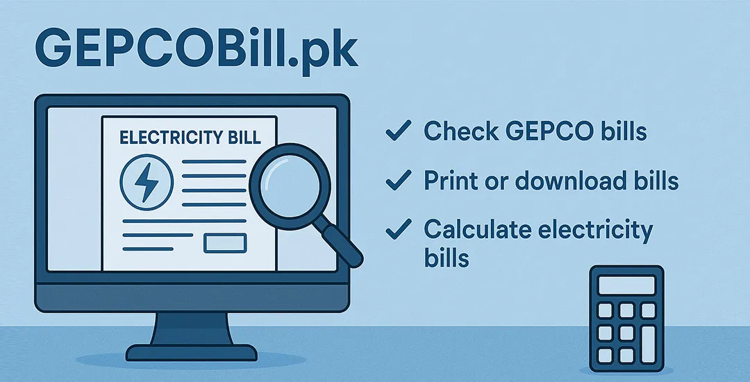 Check GEPCO Bill Online